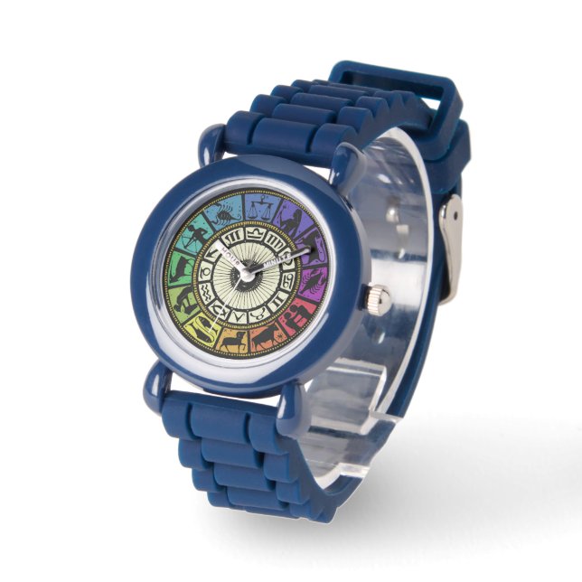 Vintages Zodiakrad Armbanduhr (Winkel)