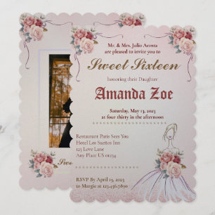 Vintange Sweet 16 / Quinceañera Invitation