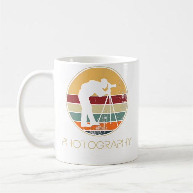Vintge Photography Photographer Kaffeetasse (Links)