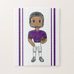 VINTO Retro Football Plaple Black