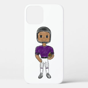 VINTO Retro Football Plaple Black Case-Mate iPhone Hülle