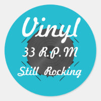 Vinyl 33 U/min Rocking 3 Türkis/Weiß