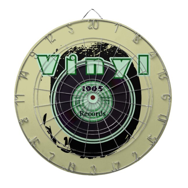 VINYL 45 U/min Rekord 1965 Dartscheibe (vorne)