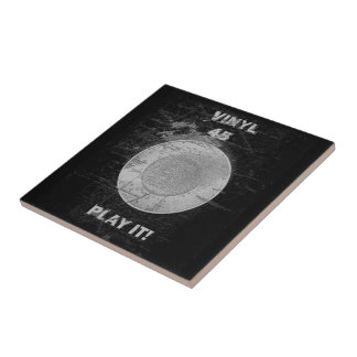 VINYL 45 U/min-Rekord Fliese