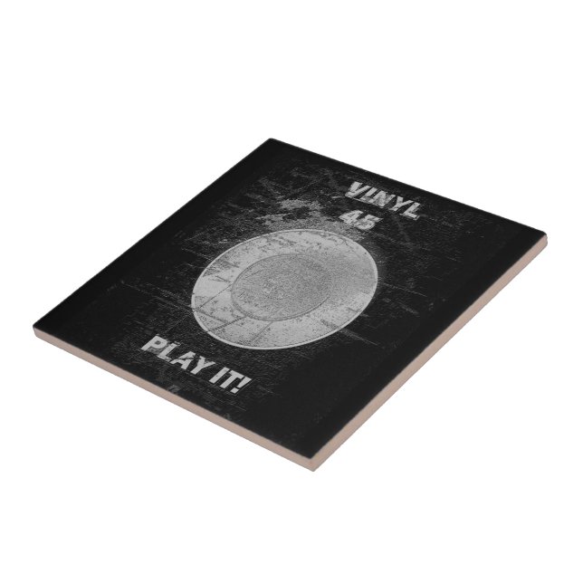 VINYL 45 U/min-Rekord Fliese (Seite)