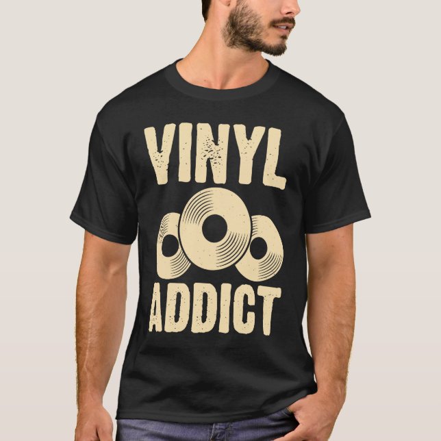 Vinyl Addict T-Shirt (Vorderseite)