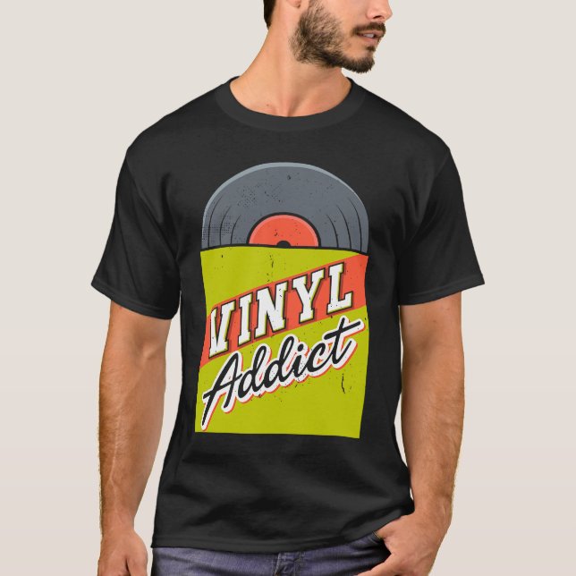 Vinyl Addict T-Shirt (Vorderseite)