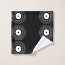 Vinyl auf schwarz