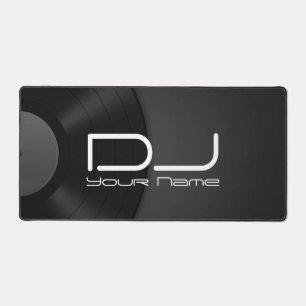 Vinyl Background DJ Schreibtischunterlage