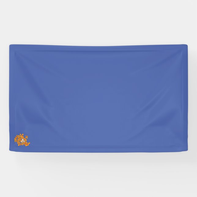 Vinyl Banner, rot, grau, orange, braun Banner (Horizontal)