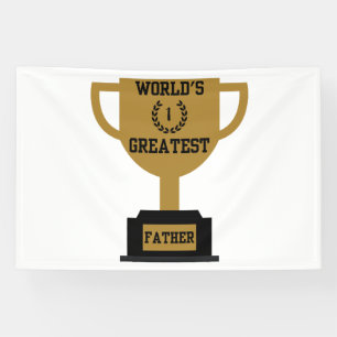 Vinyl-Banner zum Weltrekord am Vater 4x6 Banner