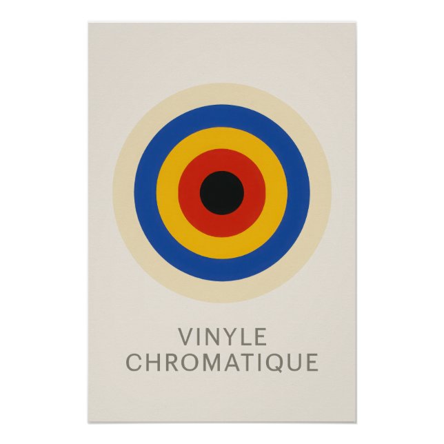 Vinyl Chromatique - Poster (Vorderseite)