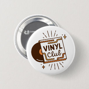 Vinyl-Club Analog-Musikliebhaber Button
