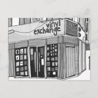 Vinyl Exchange Manchester Postkarte