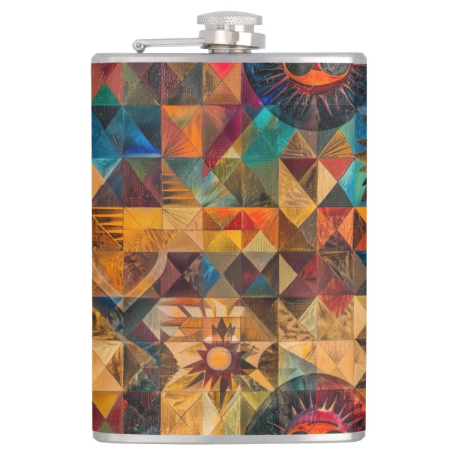 Vinyl Flask Wra Flachmann (Vorderseite)
