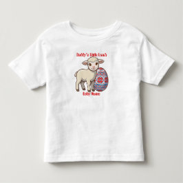 Vinyl Glossy Ostern Lamm Kinder T-Shirt - Bearbeit
