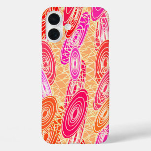 "Vinyl Jazz" abstrakt - orange, fuchsia, rosa title_seo2