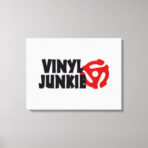 Vinyl Junkie Leinwanddruck