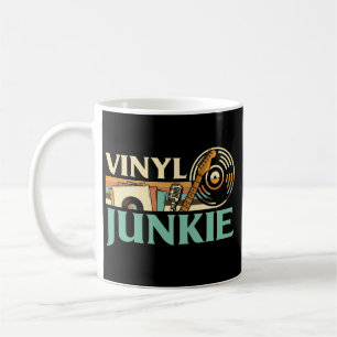 Vinyl-Junkie LP-Schallplatten DJ-Plattenspieler Mu Kaffeetasse