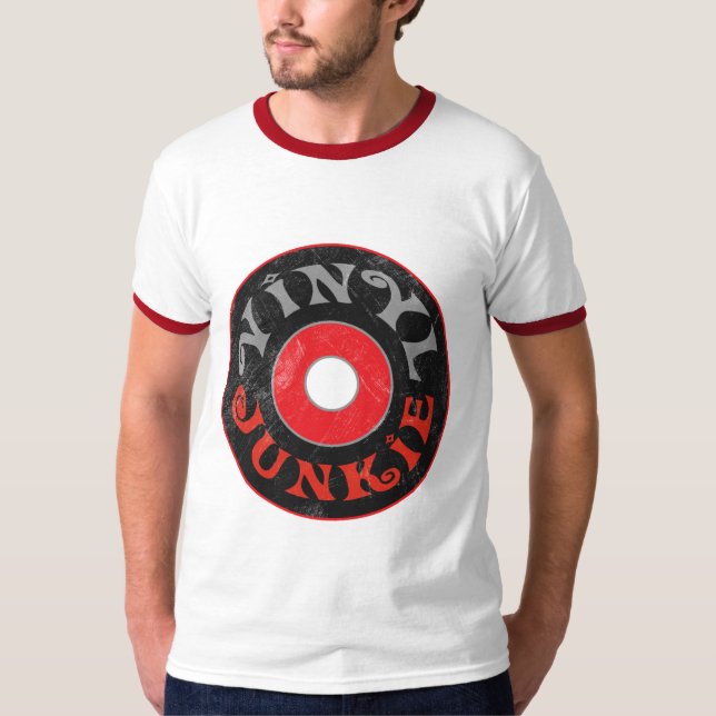 Vinyl Junkie T-Shirt (Vorderseite)