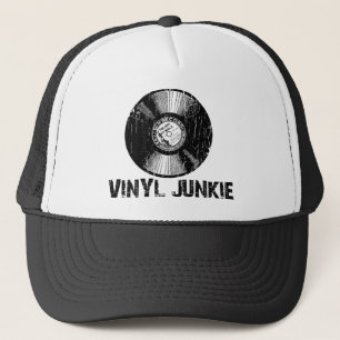 Vinyl-Junkie-Truckerhut Truckerkappe