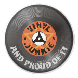 Vinyl Junkie - und stolz darauf Keramikknauf