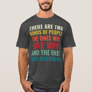 Vinyl Lover Record Collector L T-Shirt