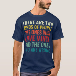 Vinyl Lover Record Collector L T-Shirt