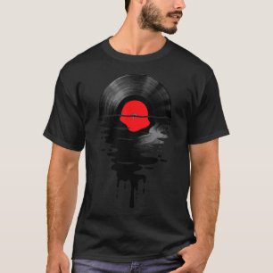 Vinyl LP Music Record Sunset Red Tasse T-Shirt