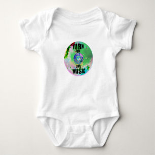 Vinyl Music Baby Strampler