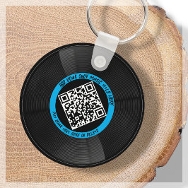 Vinyl | Musician DJ | QR-Code Schlüsselanhänger