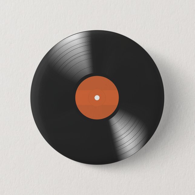 Vinyl Platte Button (Vorderseite)