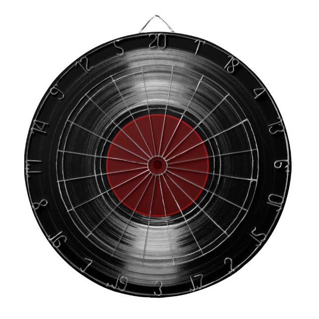 Vinyl Platte Dartscheibe (vorne)
