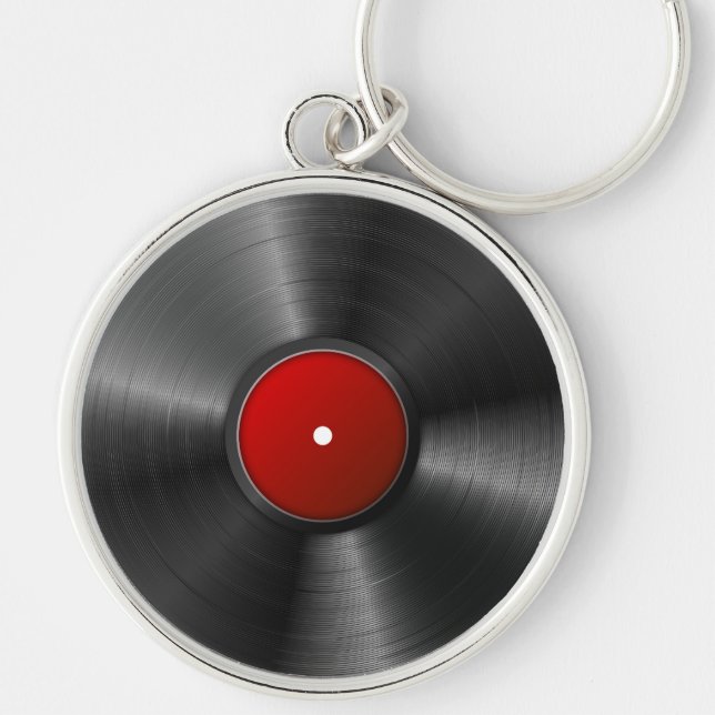 Vinyl Platte Schlüsselanhänger (Vorne)