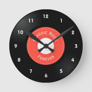Vinyl Platten Design Round Clock Runde Wanduhr