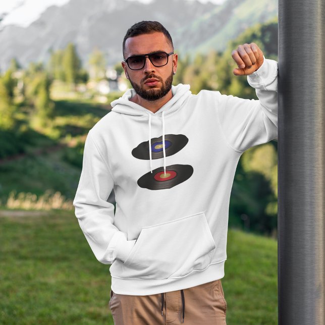 Vinyl Platten Mens Hoodie (Von Creator hochgeladen)