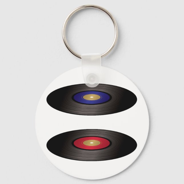 Vinyl Platten Schlüsselanhänger (Vorderseite)