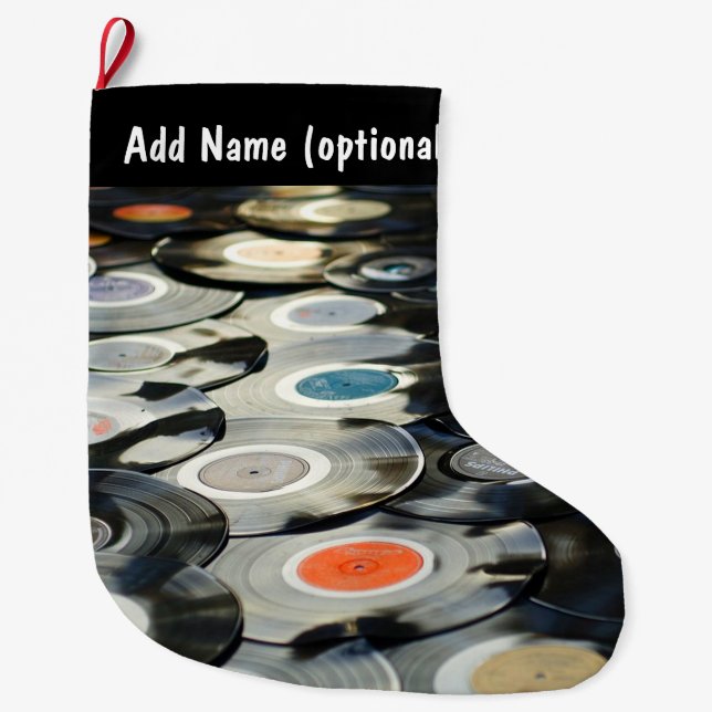 Vinyl Platten Weihnachten Strumpf Großer Weihnachtsstrumpf (Vorderseite)