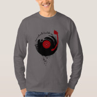 Vinyl Platten Zuhause ist, wo sich die Turntable d