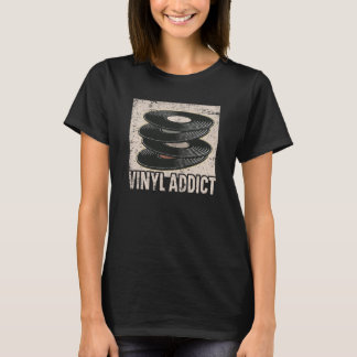 Vinyl-Player Schallplatten-Player Musik T-Shirt