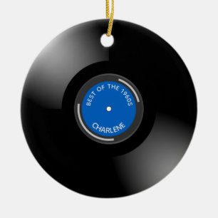 Vinyl Record Album Design Ornement céramique