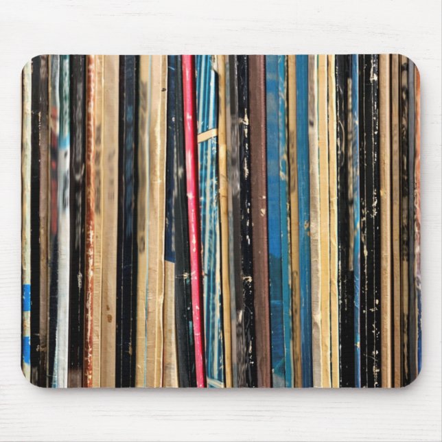Vinyl Record Collector DJ Music Lovers Gift Mousepad (Vorne)