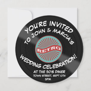 VINYL RECORD CUSTOM SAVE THE DATE WEDD ANKÜNDIGUNG