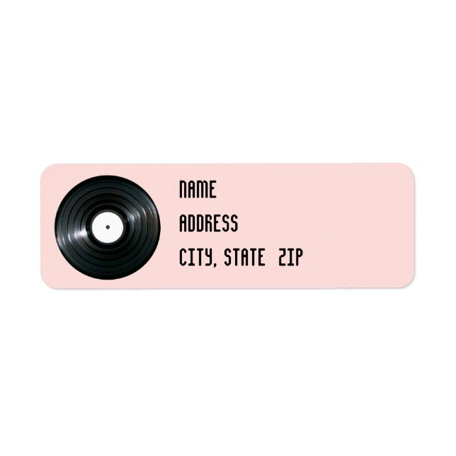 Vinyl Record Label (Vorne)