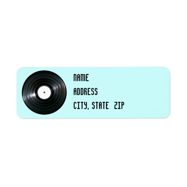 Vinyl Record Label (Vorne)
