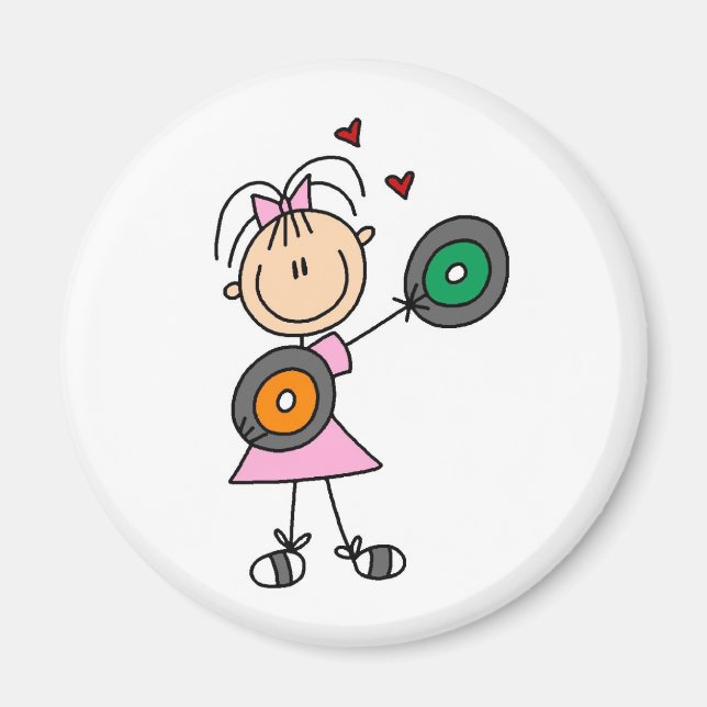 Vinyl Record Lover Magnet (Vorne)