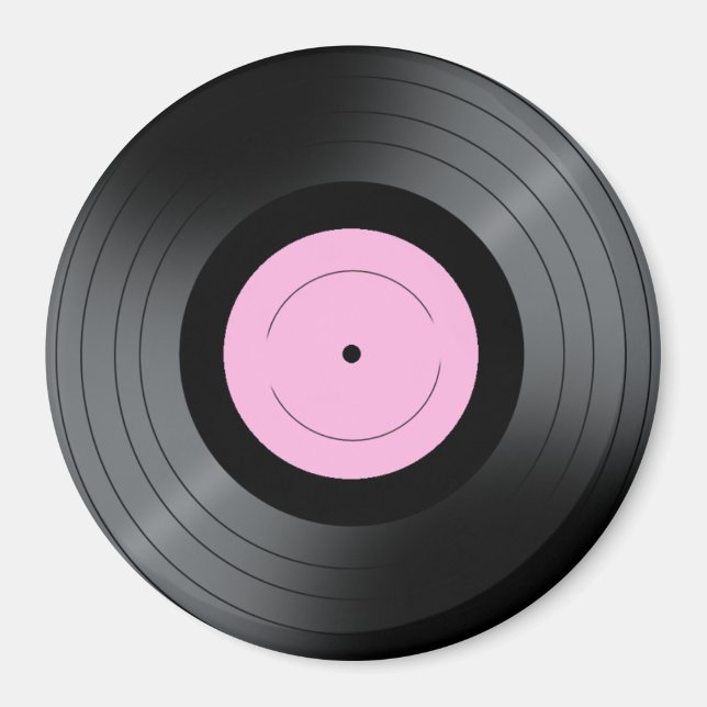 Vinyl Record Magnet (Vorne)
