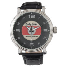 Vinyl Record mit Zahlen Watch