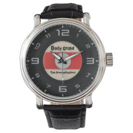 Vinyl Record mit Zahlen Watch Armbanduhr