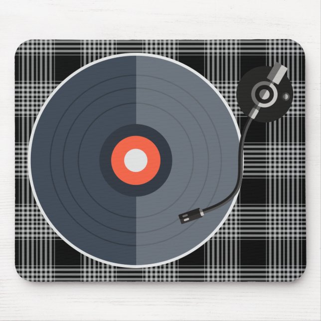 Vinyl Record Mousepad (Vorne)
